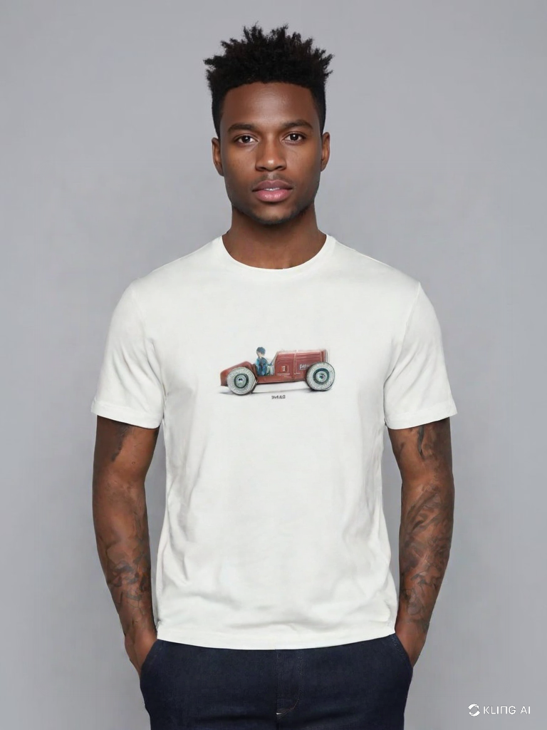 T-shirt Joris macchina d'epoca