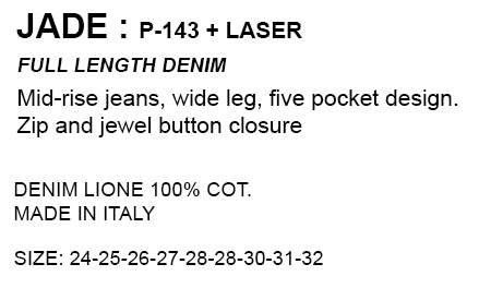 Pantalone JADE P. 143 + LASER